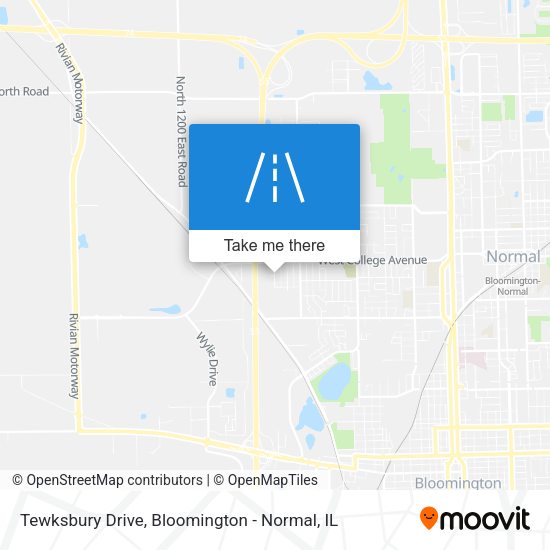 Mapa de Tewksbury Drive
