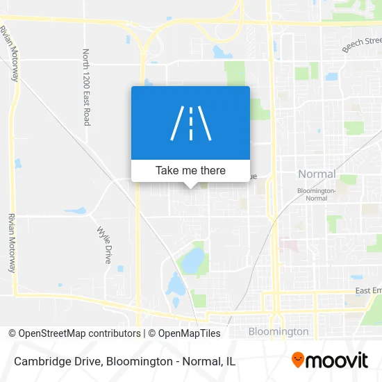 Cambridge Drive map