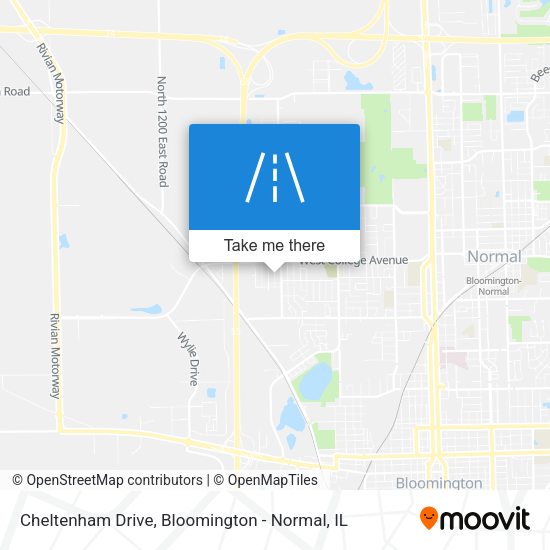 Cheltenham Drive map