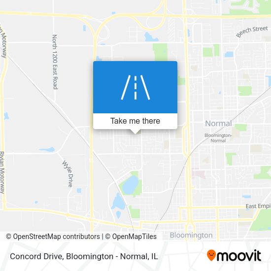 Concord Drive map