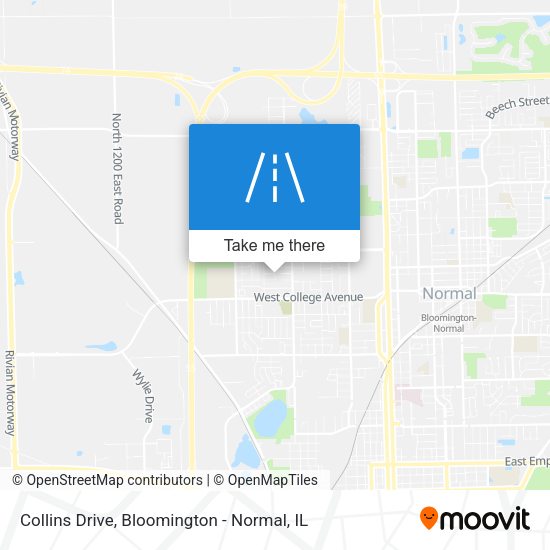 Mapa de Collins Drive