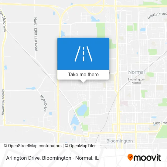 Arlington Drive map