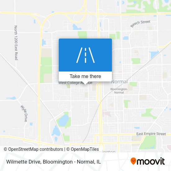 Mapa de Wilmette Drive