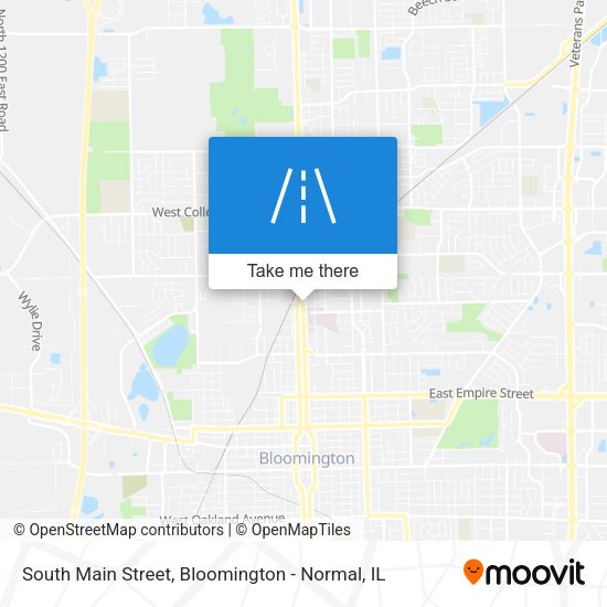 South Main Street map