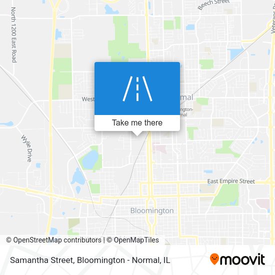 Mapa de Samantha Street