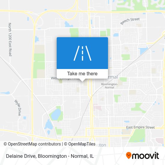 Delaine Drive map