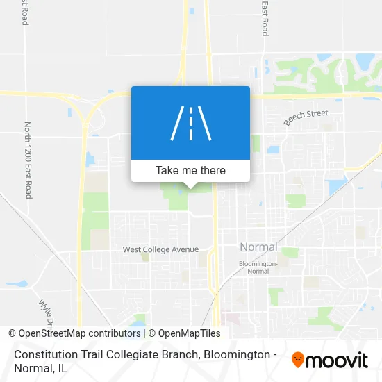 Constitution Trail Collegiate Branch map