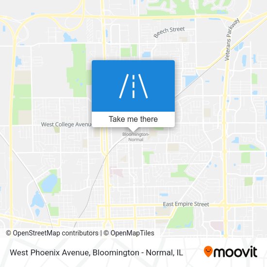 Mapa de West Phoenix Avenue