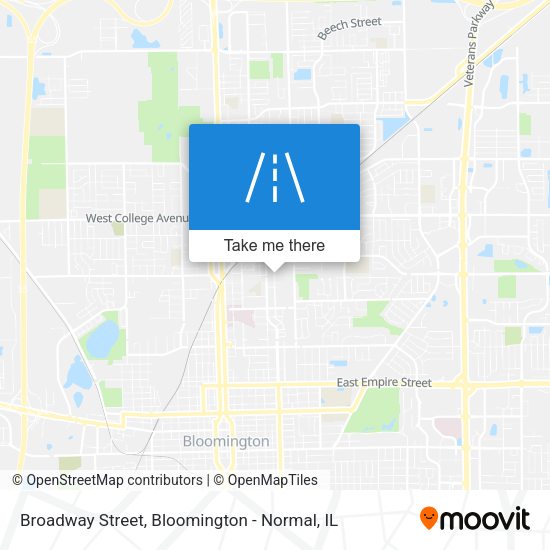 Broadway Street map