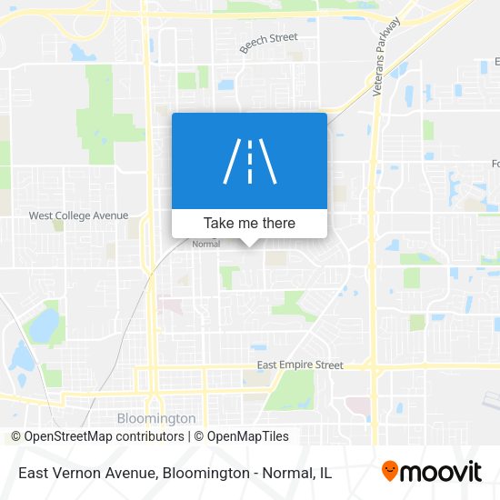 Mapa de East Vernon Avenue