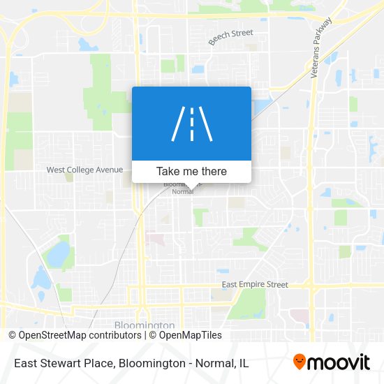 East Stewart Place map