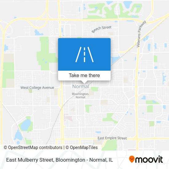 Mapa de East Mulberry Street