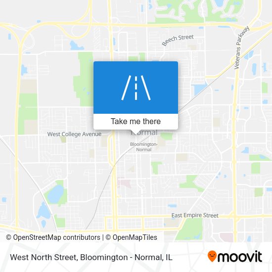West North Street map
