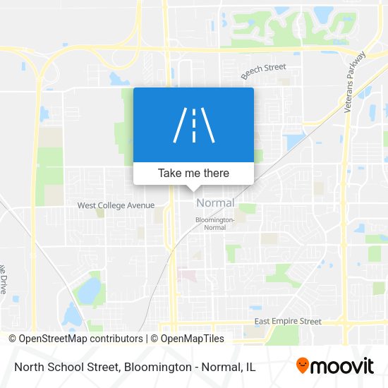 North School Street map