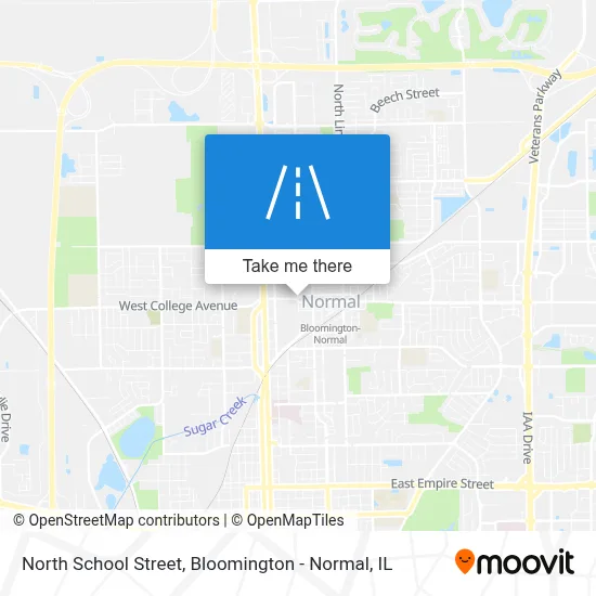 North School Street map