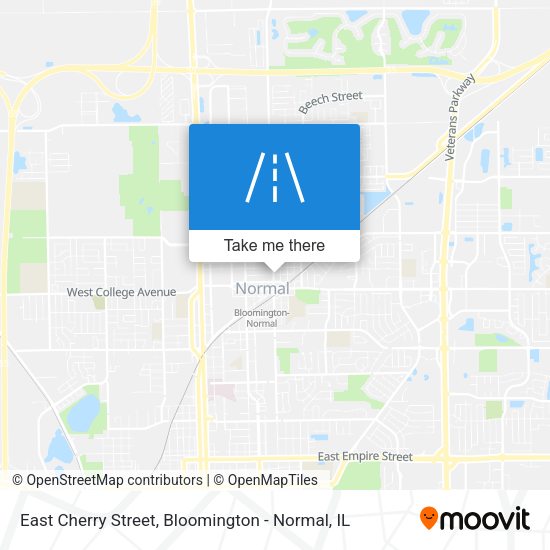 East Cherry Street map
