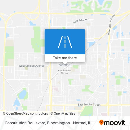 Mapa de Constitution Boulevard