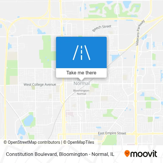 Constitution Boulevard map