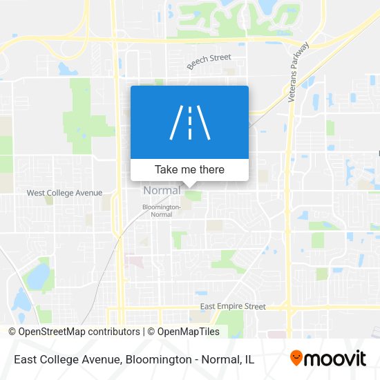 East College Avenue map
