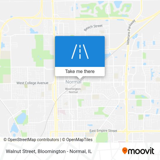 Mapa de Walnut Street