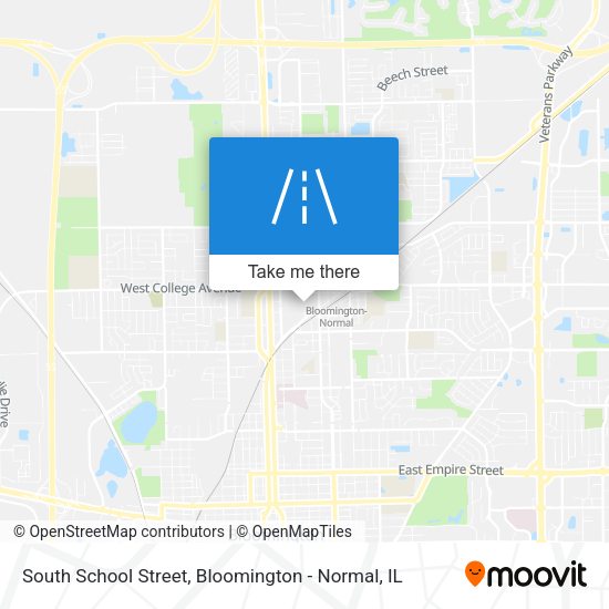 South School Street map