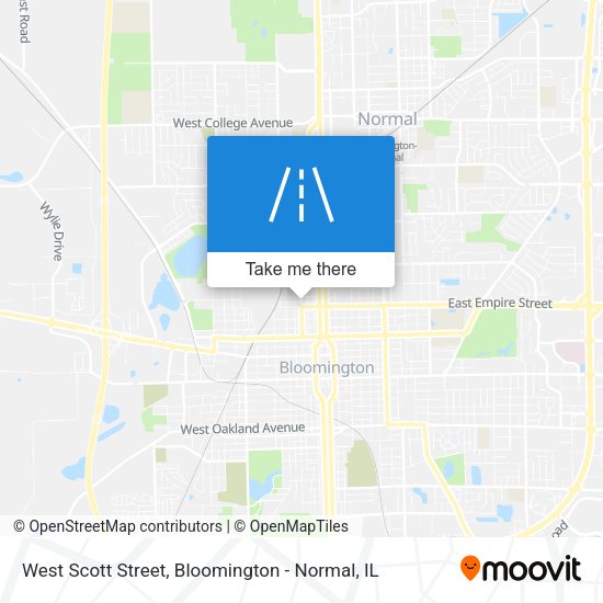 Mapa de West Scott Street