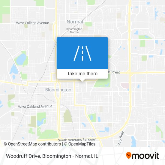 Mapa de Woodruff Drive