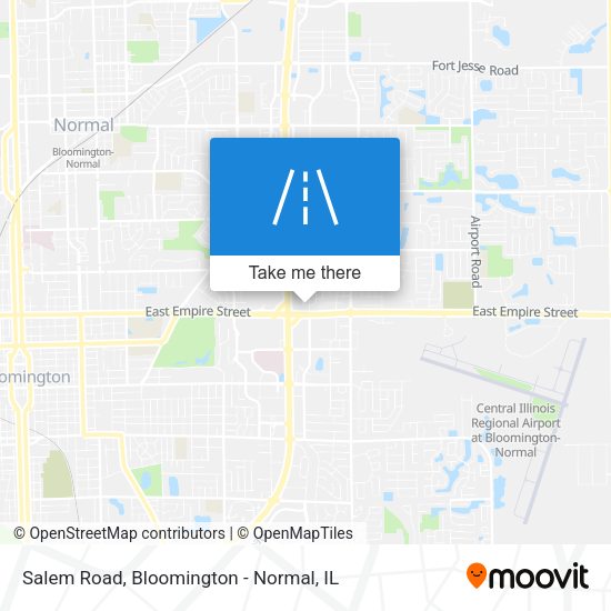 Salem Road map