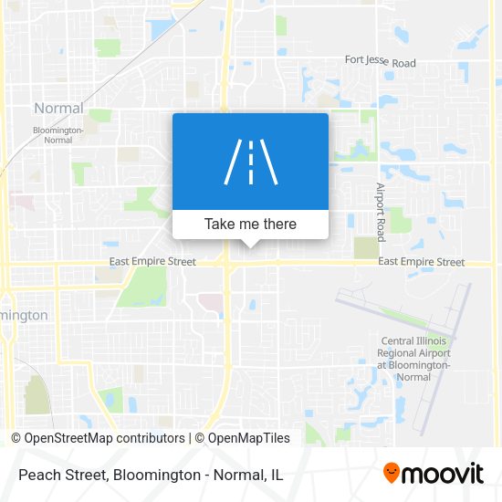 Peach Street map