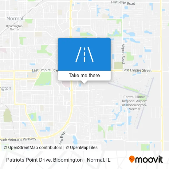 Patriots Point Drive map