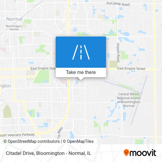 Citadel Drive map