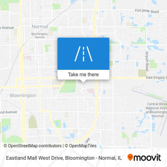 Mapa de Eastland Mall West Drive