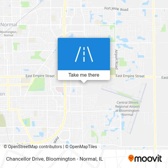 Chancellor Drive map