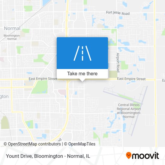 Yount Drive map
