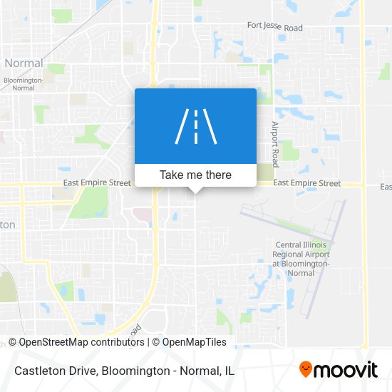 Mapa de Castleton Drive