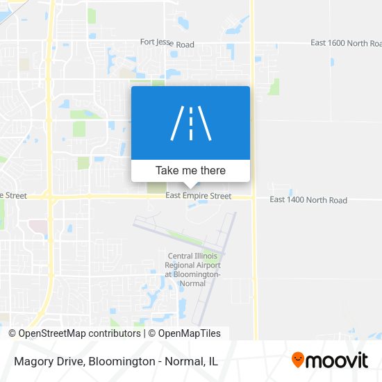 Magory Drive map
