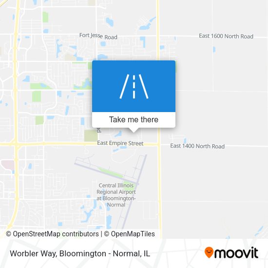 Worbler Way map