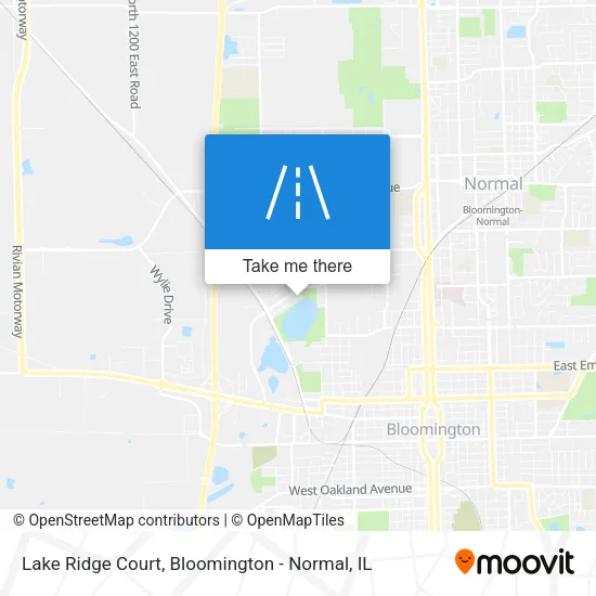 Lake Ridge Court map