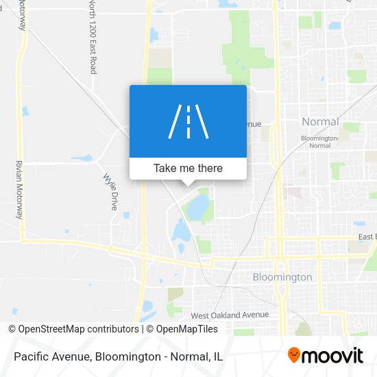 Mapa de Pacific Avenue