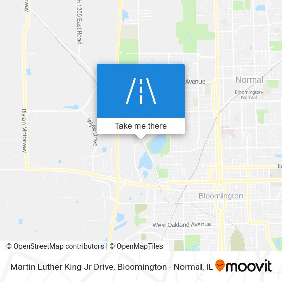 Martin Luther King Jr Drive map