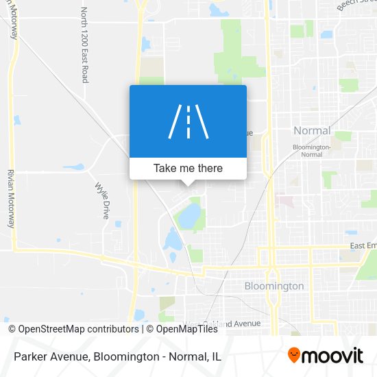 Parker Avenue map