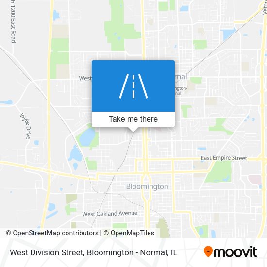 Mapa de West Division Street