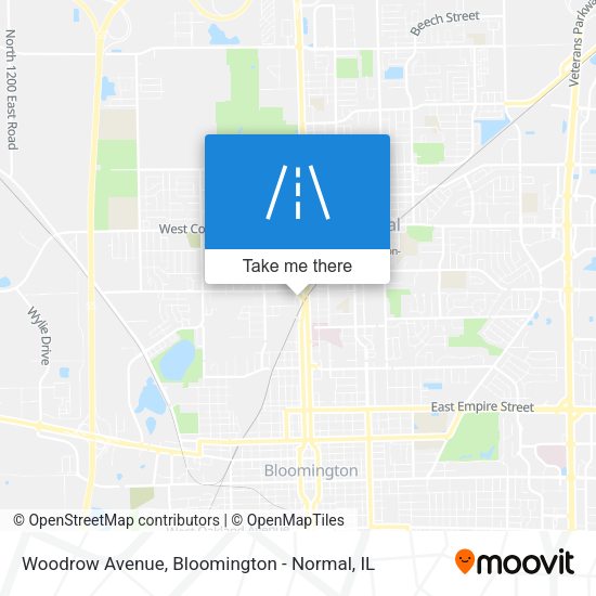 Woodrow Avenue map