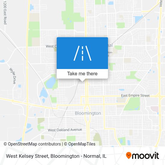 Mapa de West Kelsey Street