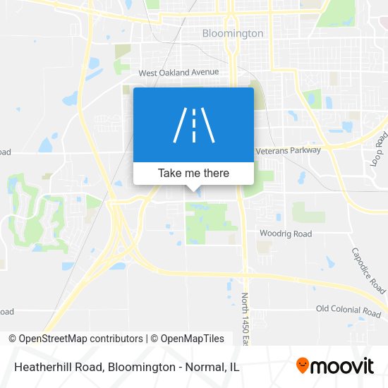 Mapa de Heatherhill Road