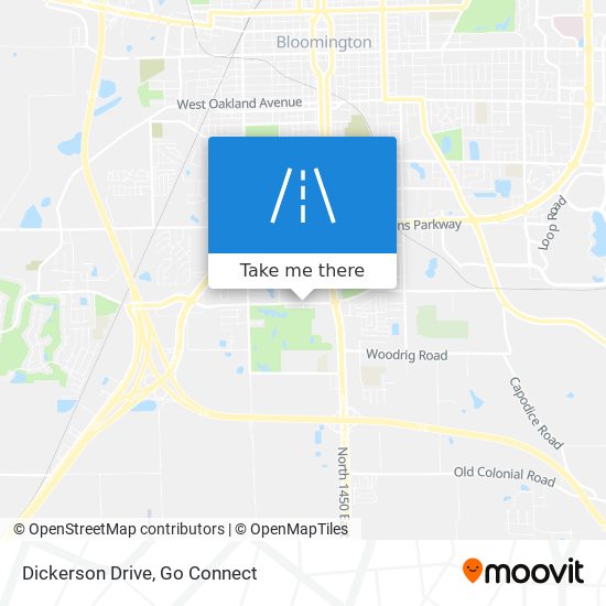 Dickerson Drive map