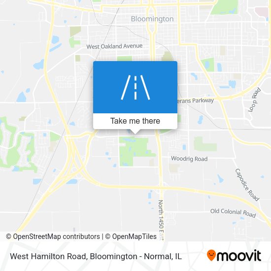 Mapa de West Hamilton Road