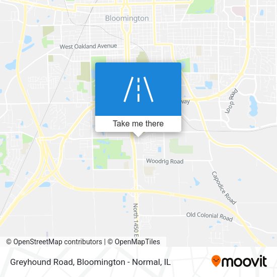 Mapa de Greyhound Road