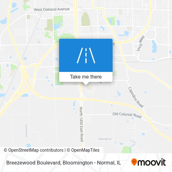 Mapa de Breezewood Boulevard