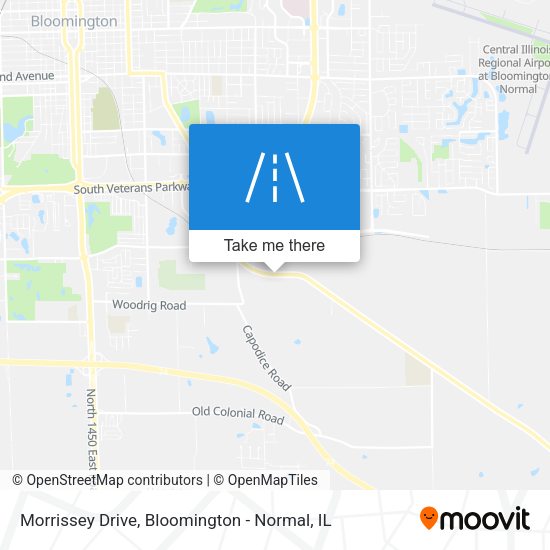 Morrissey Drive map